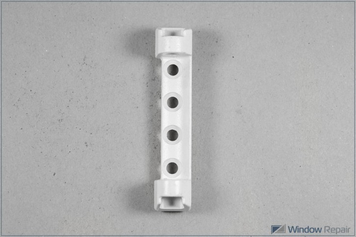 Scherenlager PVC Zapfen 3x3, weiß