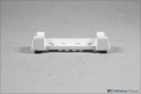 Scherenlager PVC Zapfen 3x7, weiß