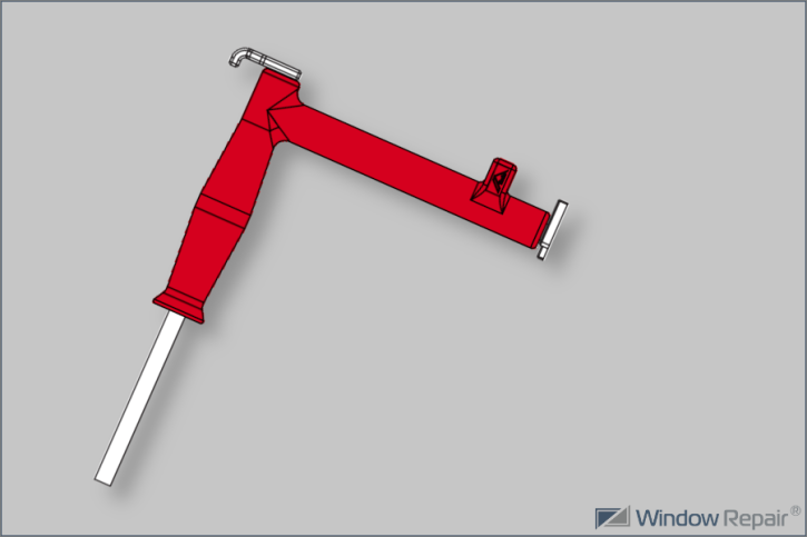 Roto NX Montagegriff mit Stiftzieher