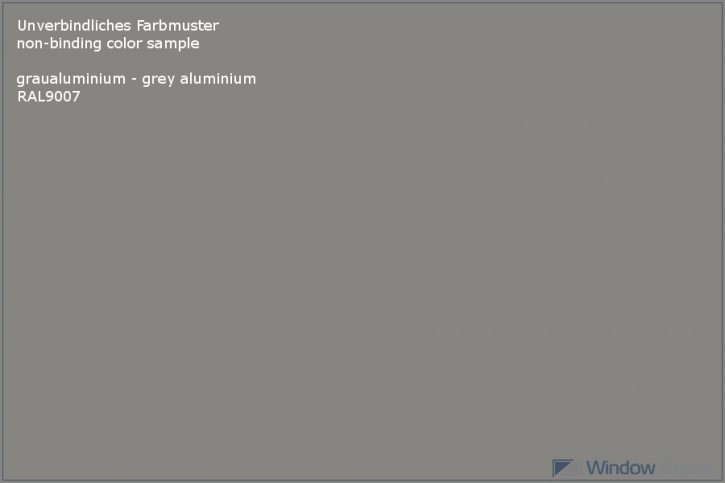 Wasserschlitzkappe S2 (auch für Schüco) graualuminium
