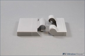 Abdeckkappe für Flügelband 17/48 silbergrau