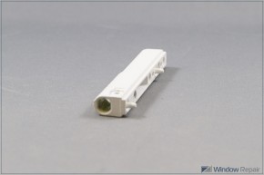 Eckband PVC Zapfen 3x3, weiß
