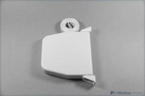 Mini-Gurtwickler weiß inkl. 5,5m Gurtband