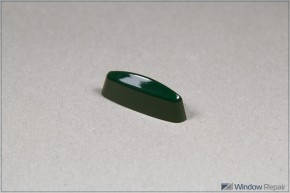 Wasserschlitzkappe halbrund tannengrün