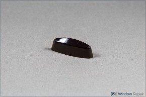 Wasserschlitzkappe halbrund braun