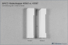 Abdeckkappe für Eckband DT rechts