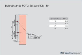 Eckband K 6/130